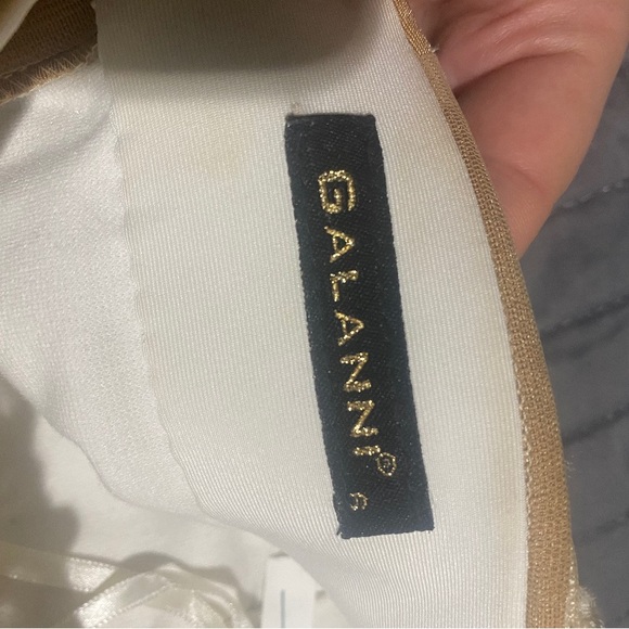 GALANNI EUDORA MIDI DRESS CREAM/NUDE - Picture 14 of 17